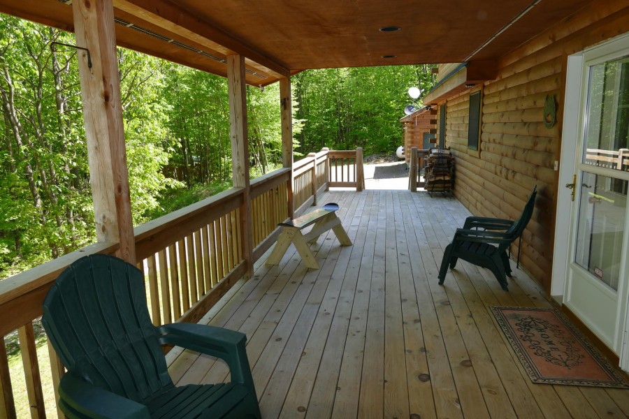 Side porch - summer