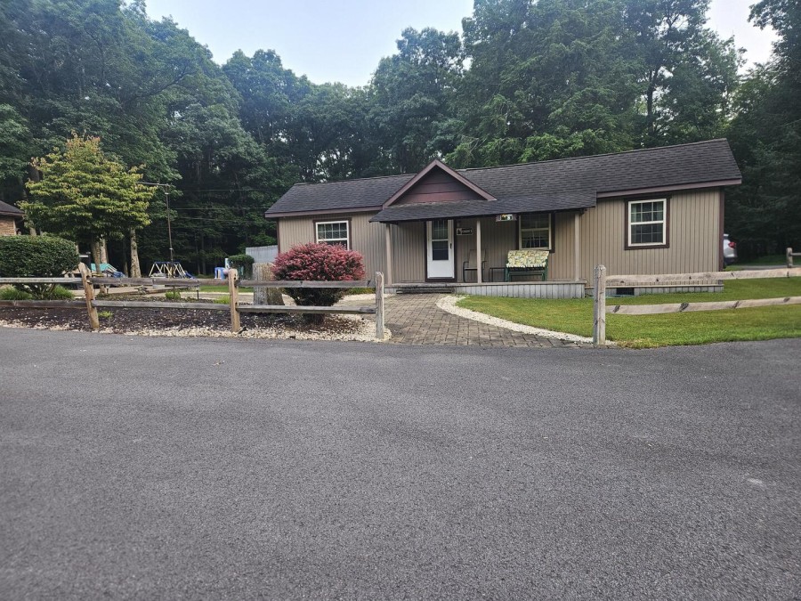 front parking area