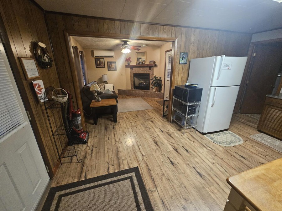 Kitchen towards living area