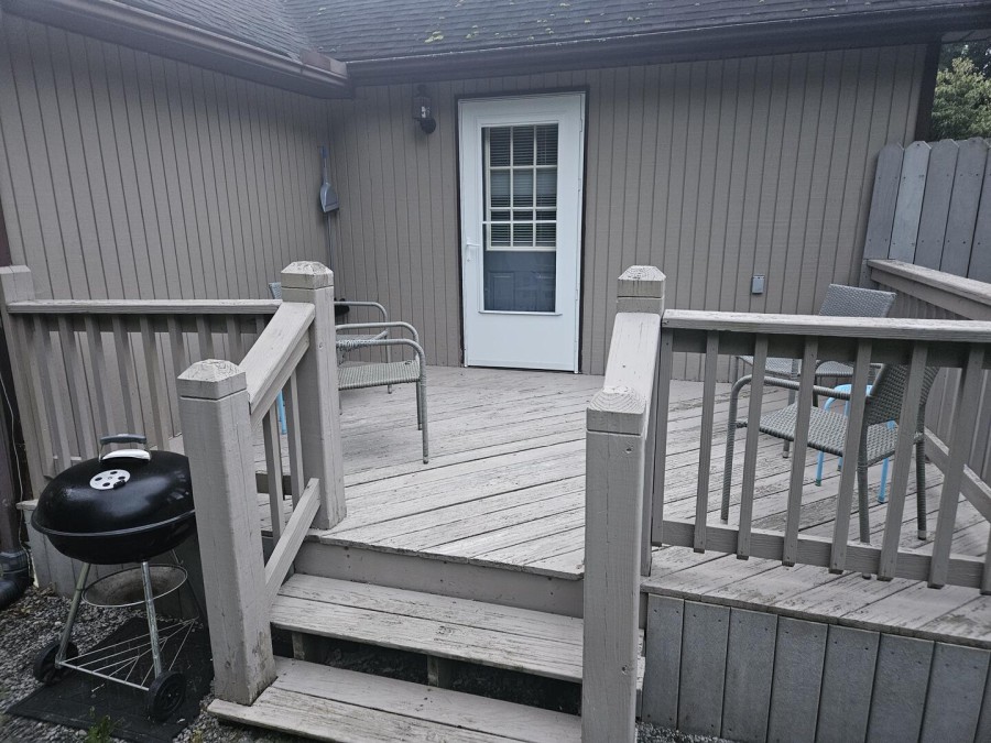 rear deck and grill